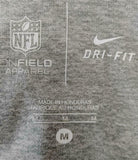 Nike NFL On Field Apparel Men's Dri-Fit Green Bay Packers NFL Gray Shirt Size M