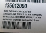 GF 135012090 Ceramic Bi-Material Threading Nozzle 1.8mm