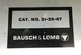 BAUSCH & LOMB 31-35-47 MICROSCOPE ILLUMINATOR TRANSFORMER