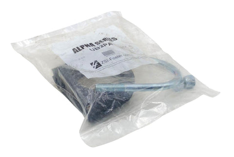 ZSI-Foster Alpha Series UB2PA Cushioned U-Bolts 2" NP 3/8" Thread