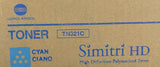 Genuine Konica Minolta TN321C Simitri HD Cyan Toner Cartridge A33K430