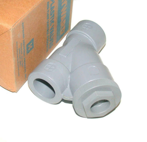 New Hayward   YS20075SE   3/4" Gray CPVC Y-Pipe Strainer