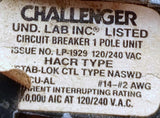 Lot of (2) FPE Challenger NA115 1-Pole Stab-Lok Circuit Breaker 15A 120/240VAC
