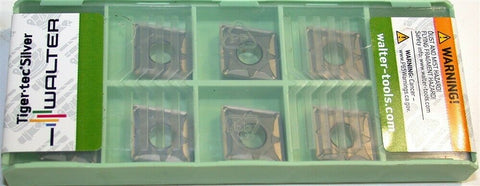 Lot of 10 New Walter Indexable Turning Carbide Inserts CNMG120408-NF WSM20S