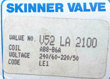 Honeywell V52-LA-2100 Solenoid Valve 220-240 Volts AB8-B6A Coil
