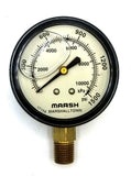 Marsh 17158 Liquid Filled Gauge 0-1500 PSI