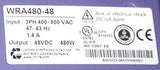 Chinfa  WRA480-48  3-Phase DC Power Supply Unit 48 VDC 480 Watt