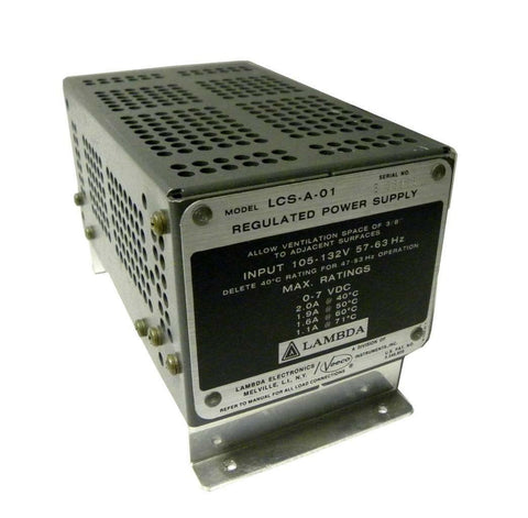 LAMBDA REGULATED POWER SUPPLY OUTPUT 0-7 VDC @ 2 AMPS MODEL LCS-A-01
