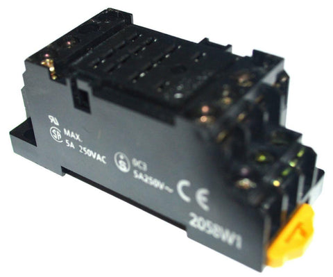 OMRON 2058W1 RELAY SOCKET 5 AMP 250 VAC