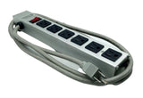 Archer 61-2619D 6 Outlet Power Strip 15A 125VAC 60HZ 1875W Max