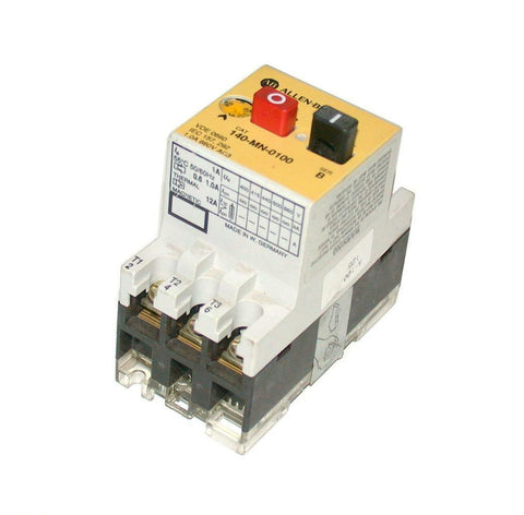 ALLEN BRADLEY MANUAL MOTOR STARTER OVERLOAD 0.6-1.0 AMP MODEL 140-MN-0100