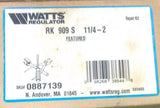 New Watts  RK 909 S 11/4-2  Regulator Repair Kit