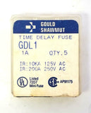 New Gould Shawmut GDL1 Time Delay Fuse 1 A (Pack of 5)