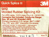 3M 5412 Molded Rubber Splicing Kit For URD Cable