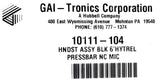 GAI-TRONICS 10111-104 Handset Assembly Black (Lot of 2)