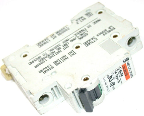 UP TO 4 MERLIN GERIN MULTI 9 C60 4 AMP D CURVE 277V 1P CIRCUIT BREAKERS 24503