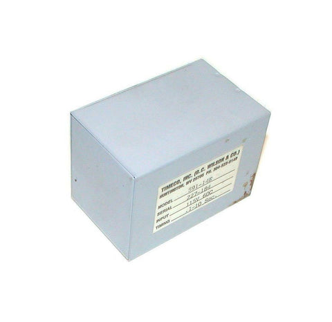 TIMECO TIME DELAY RELAY 115 VAC 0.1-10 SECONDS MODEL 591-14E