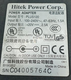 Hitek Power Corp. PLUS120 AC Power Adapter 100/240VAC 1.5A 47/63HZ