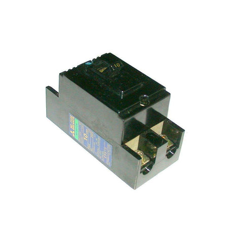 MITSUBISHI 10 AMP 2-POLE CIRCUIT BREAKER 220 VAC  MODEL NF30-CB10