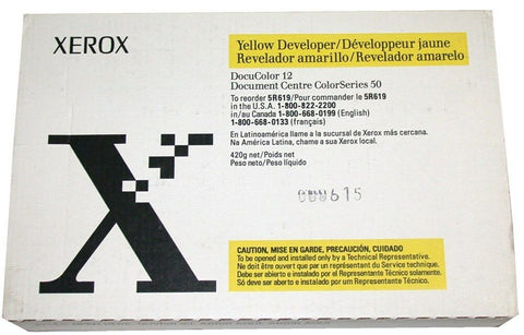 NEW GENUINE XEROX DOCUCOLOR 12 DEVELOPER YELLOW 5R619
