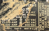 General Electric THED136030 3-Pole Circuit Breaker 30A 6000VAC 3PH Bolt-On