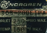 Norgren T08-200E1PA 1/4" Pneumatic Shut Off Valve