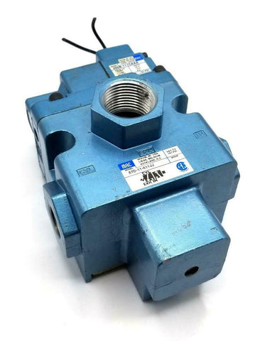 Mac 57D-11-611JJ 3-Way Pneumatic Solenoid Valve W/ 250B-111CAAA Solenoid