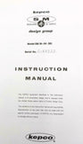 Kepco Model SM 36-5A Power Supply Instruction Manual