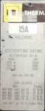 Lot of (2) Square D FAL34015 3-Pole Circuit Breaker 15A 480VAC 3 PH Feed-Thru