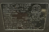Mr. Coffee BVMC-EHX23 12-Cup Programmable Coffee Maker 900 Watts 120 VAC