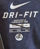 Nike Dri-Fit Men's NFL Houston Texans Football Navy Short Sleeve Shirt Size XXL