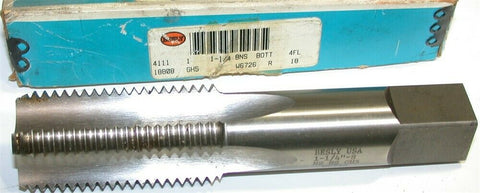 Besly 1 1/4"-8 NS 4 Flute Bottom Tap W6726 New