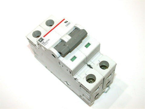 UP TO 2 CUTLER HAMMER 2 AMP 2 POLE CIRCUIT BREAKERS DIN MT WMS2C02
