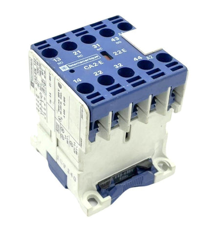 Telemecanique CA2-EN 122 Control Relay 6A 600V Max 4 Pole 50/60HZ