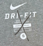 Nike Dri-Fit Men's Atlanta Falcons Football NFL Gray Short Sleeve Shirt Size S