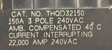 General Electric THQD32150 3-Pole Circuit Breaker 150A 240VAC 3PH Bolt-On