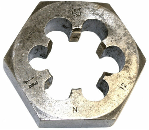 BTC Hex Rethreading Die for 1 3/4"-12 Thread