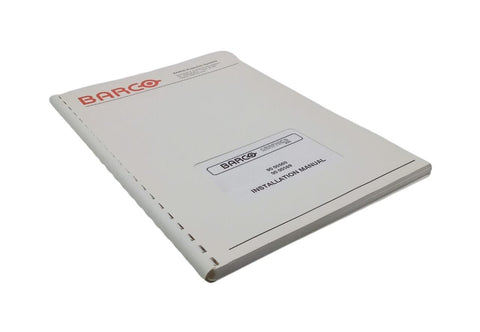 Barco Graphics 800 90 00560 / 90 00569 Installation Manual
