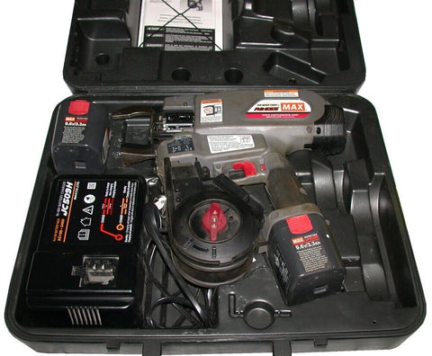 Max RB655 9.6V Cordless Rebar Wire Tier Rebar Tying Machine w/ Case