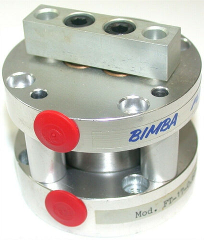 UP TO 2 NEW BIMBA 5/8" PANCAKE AIR PNEUMATIC CYLINDERS FT-17-0.625-3R-CE