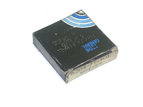 BRAND NEW IN BOX THE GENERAL BEARING 20MM X 47MM X 14MM 6204 77 30E (5 AVAIL)