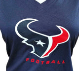 Nike Dri Fit Women's Houston Texans Football Navy Short Sleeve Shirt