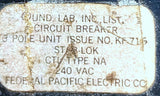 Federal Pacific NA320 3-Pole Stab-Lok Circuit Breaker 20A 240VAC 3 Phase