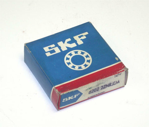 BRAND NEW IN BOX SKF BEARING 15MM X 35MM X 11MM 6202 2ZNRJEM (4 AVAILABLE)