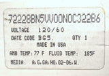 Honeywell 72228BN5VV00N0C322B6 Solenoid Valve 120 Volts