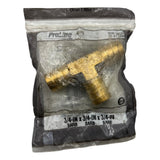 B&K BHB-581NL 877094 Brass Barb Tee 3/4" x 3/4" x 3/4" ProLine Series