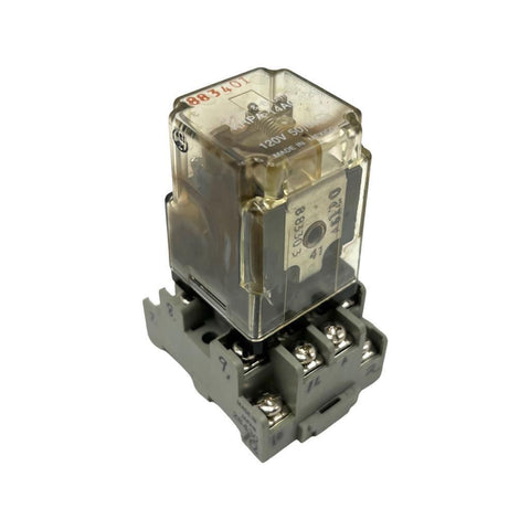 Potter & Brumfield KRPA 14AG-120 Power Relay 120V AC 50/60Hz w/ Square D NR62