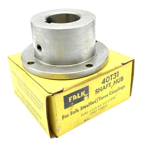 Falk 40T31 Steelflex Flexible Coupling Shaft Hub 1.625" Bore 3/8" x 3/16"