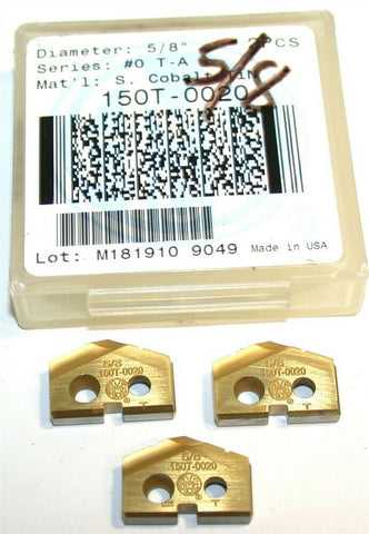 3 Allied Machine Original T-A 7/8" Carbide Spade Drilling Insert 150T-0020