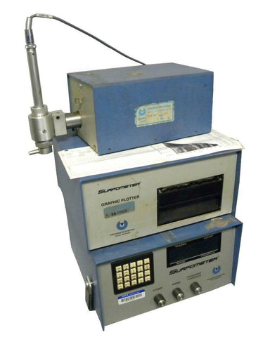 PRECISION DEVICES SURFOMETER PDA-325G-FO W/ GRAPHIC PLOTTER PGP-1 & PROBE PDP-50